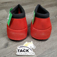 Pr No Turn Bell Boots, velcro *xc/vgc, mnr dirt
