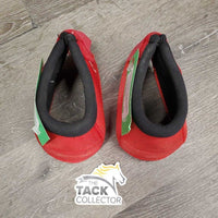 Pr No Turn Bell Boots, velcro *xc/vgc, mnr dirt
