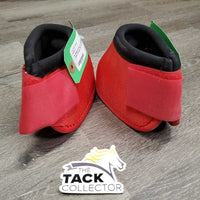 Pr No Turn Bell Boots, velcro *xc/vgc, mnr dirt
