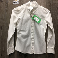 JUNIORS LS Show Shirt *NO Collar, gc, older