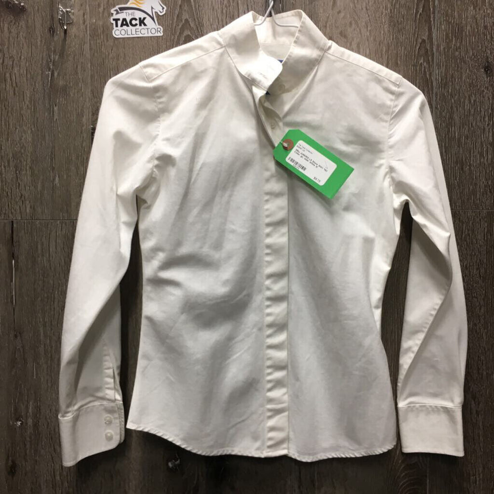 JUNIORS LS Show Shirt *NO Collar, gc, older