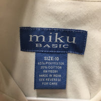 JUNIORS LS Show Shirt *NO Collar, gc, older
