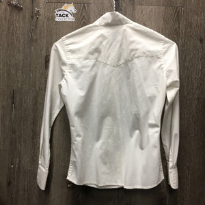 JUNIORS LS Show Shirt *NO Collar, gc, older