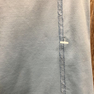 SS Sun Show Shirt, 1/2 Zip Up,Mesh *vgc, mnr rubs & pills, seam puckers, older