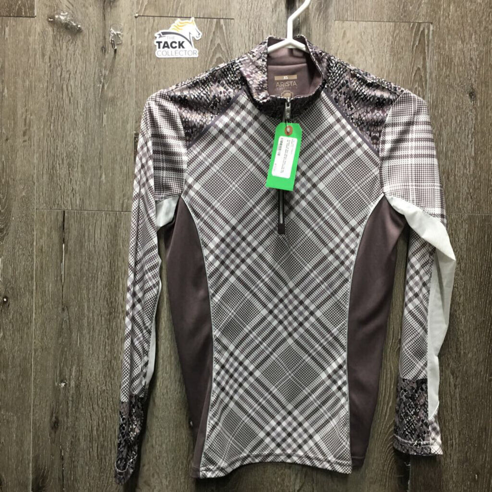 LS Sun Show Shirt, 1/4 zip up, mesh sleeves