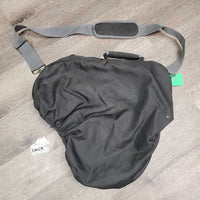 Fleece Lined Saddle Carry - Storage Bag, shouder strap *vgc, dusty?dirt, hairy
