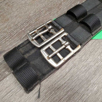 Cotton Web Girth *gc, dirty, film, older, faded, hairy, mnr rust