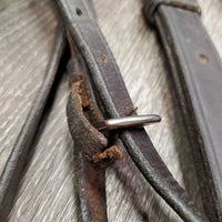 Narrow Adjustable Breastplate *gc, older, fair, film?, stain, xholes, hair, bent

