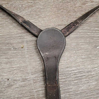 Narrow Adjustable Breastplate *gc, older, fair, film?, stain, xholes, hair, bent
