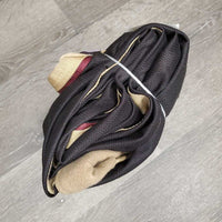 Nylon Scrim, "AB Select Riders", 0 legs, 1 tail *vgc, shrunk, dirt, mnr puckers, holes, hair, threads
