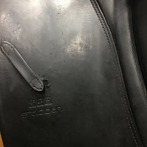 16.5" *XW 7.5" Stubben Juventus Dressage Saddle, Wool Flocking, Rear Gusset Panels, Lg Front Blocks, Flaps: 15"W x 11.5" Serial #: XW 8840302