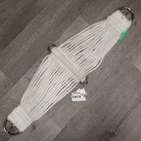 31 Cotton String Wide Roper Cinch *vgc, clean, mnr dirt, hair & rubs
