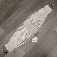 31 Cotton String Wide Roper Cinch *vgc, clean, mnr dirt, hair & rubs
