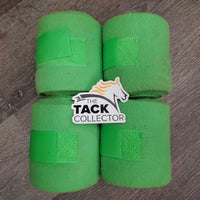 4 Fleece Polo Wraps *vgc, clean, mnr stains & dirt
