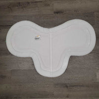 Fleece Waffle Weave Fitted Hunter Saddle Pad *vgc, mnr stains, dingy, pills, hair