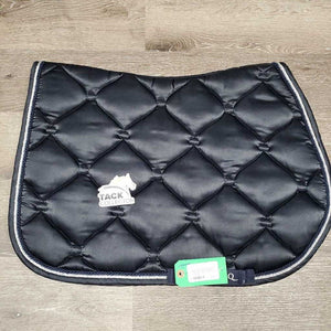 Thick Quilt Jumper Saddle Pad 1x piping, 1x bling *xc/like new, v. mnr hair