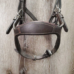 Padded Anatomical Bridle, adjustable Noseband, Buckles *vgc, mnr dirt?stains, No Browband, clean