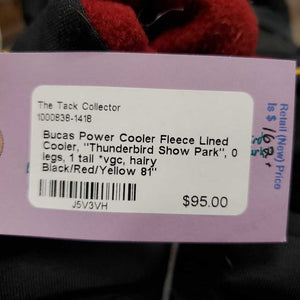 Fleece Lined Cooler, "Thunderbird Show Park", 0 legs, 1 tail *vgc, hairy