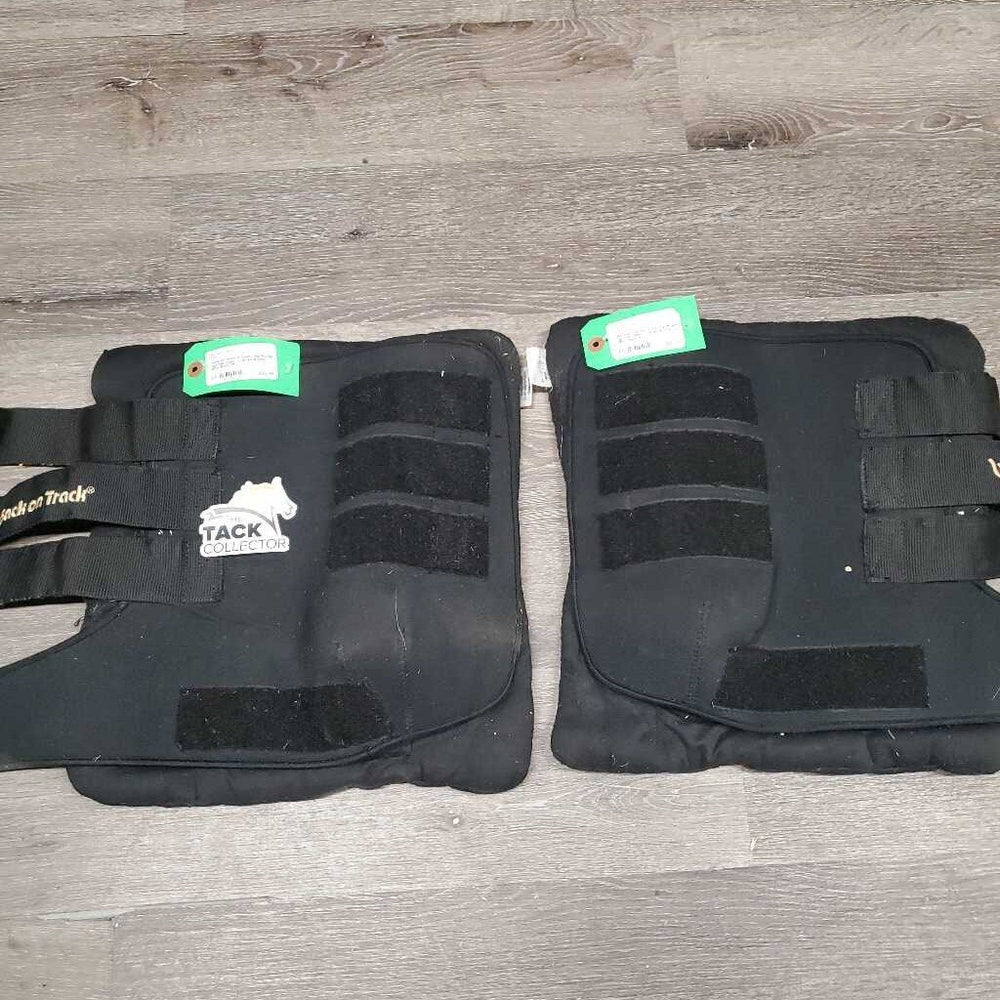 2 Quick Leg Wraps *gc/fair, older, v.rubbed & pilly, dirty