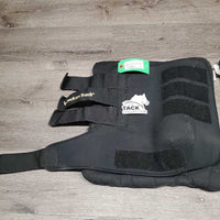 2 Quick Leg Wraps *gc/fair, older, v.rubbed & pilly, dirty
