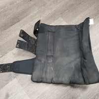 2 Quick Leg Wraps *gc/fair, older, v.rubbed & pilly, dirty
