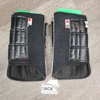 Pr Closed Mesh - Cross Country Boots, velcro *gc, clean, thin & frayed edges, faded, creased/folded lining, rubs, pills, stains, hairy velcro
