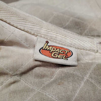 Non Slip Shimmable Quilt Gel Half Pad, fleece rolled edge *gc, dirt, dingy, v. clumpy, stains, lrg hole, mnr pills, hair
