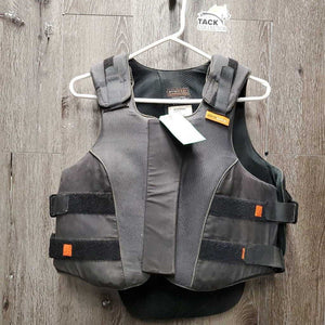 v.thick Solid Safety Vest *gc, v.dirty, faded, older? NO Year, stain