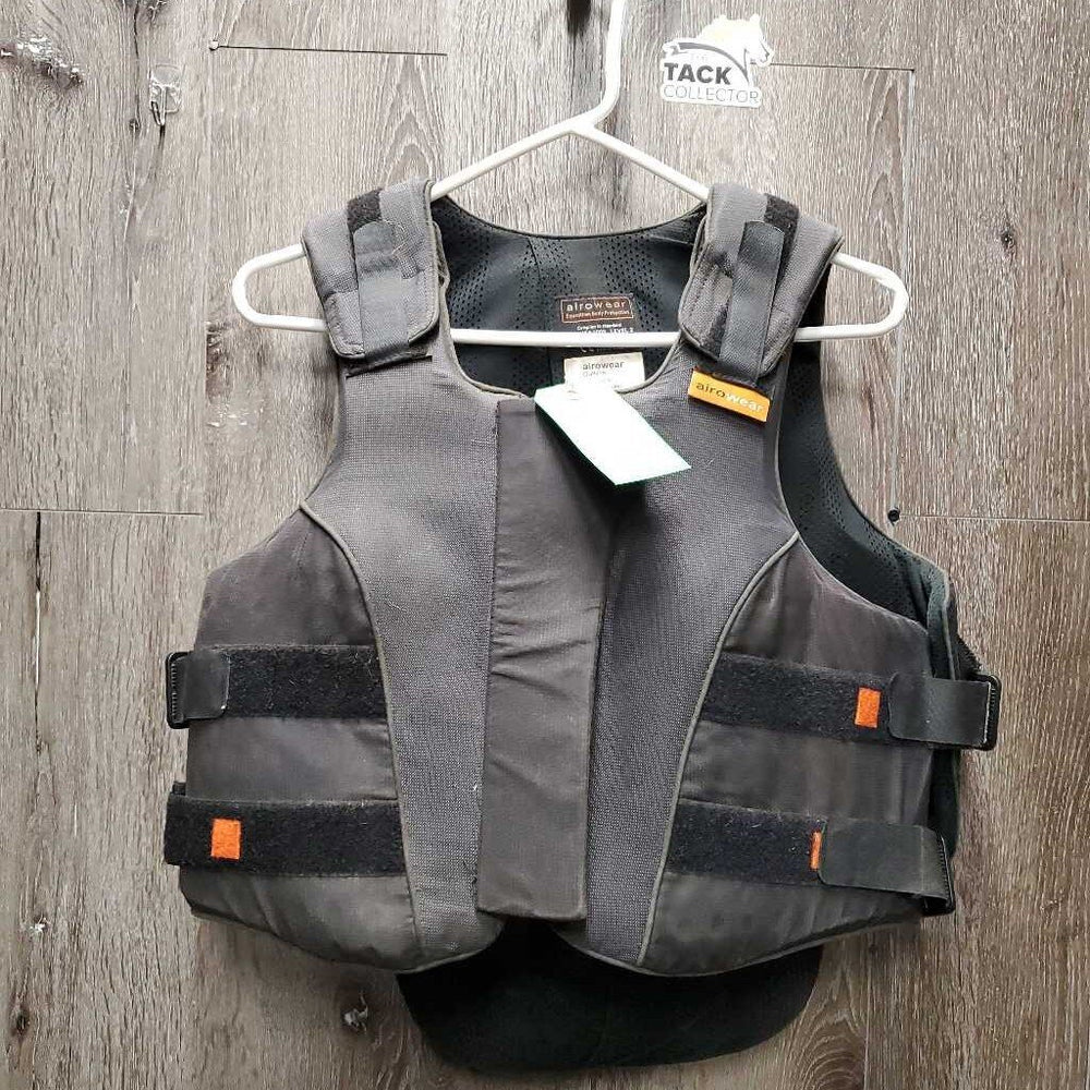 v.thick Solid Safety Vest *gc, v.dirty, faded, older? NO Year, stain
