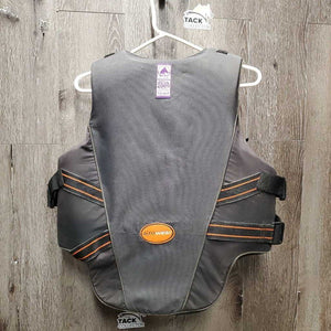 v.thick Solid Safety Vest *gc, v.dirty, faded, older? NO Year, stain