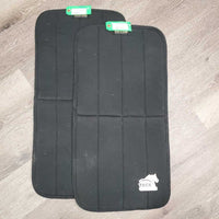 Pr No Bow Leg Quilts *gc, clean, discolored, rubs, pills, hairy, mnr dirt/stains
