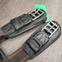 Padded "Spider" Curved Anatomical Dressage - Short Girth, d ring x2 els *vgc, dirt, hair, scuffs
