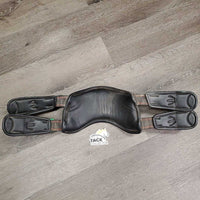 Padded "Spider" Curved Anatomical Dressage Girth, d ring x2 els *vgc, dirt, hair, scuffs
