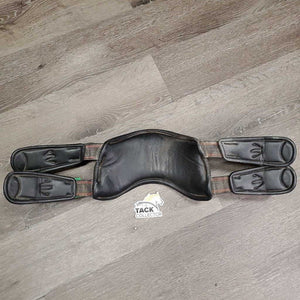 Padded "Spider" Curved Anatomical Dressage Girth, d ring x2 els *vgc, dirt, hair, scuffs