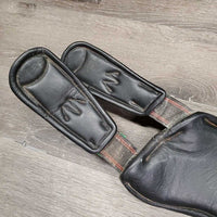 Padded "Spider" Curved Anatomical Dressage Girth, d ring x2 els *vgc, dirt, hair, scuffs
