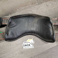 Padded "Spider" Curved Anatomical Dressage - Short Girth, d ring x2 els *vgc, dirt, hair, scuffs

