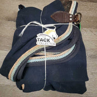 Hvy Fleece Cooler, tail, 0 belly *gc, torn front strap, hair, dirt, smells, mnr stains
