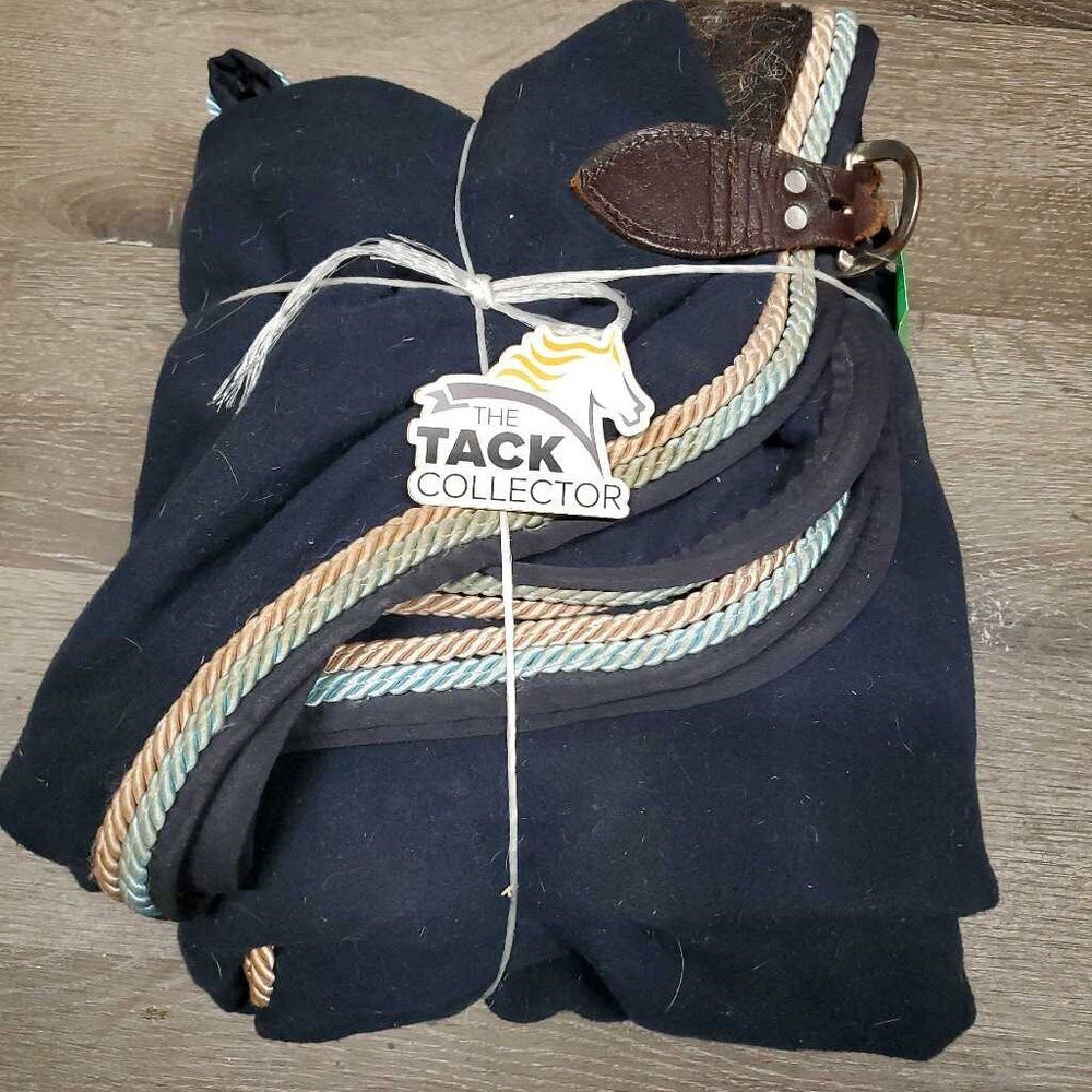 Hvy Fleece Cooler, tail, 0 belly *gc, torn front strap, hair, dirt, smells, mnr stains