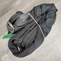 Mesh Stable Sheet, tail, 0 legs *gc, hair, dirt, snags, film, dust, stains?, rubs, smells, tape

