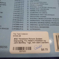 #32 Threshold Picture Guides: Improving The Rider's Position by Joni Bentley *vgc, mnr bent corners
