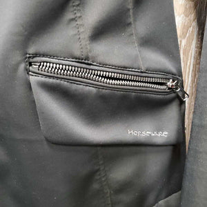 Technical Show Jacket, Zip & Glass Buttons, Zip Pockets *vgc, mnr dust, missing 1 glass, older? seam puckers