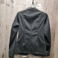 Technical Show Jacket, Zip & Glass Buttons, Zip Pockets *vgc, mnr dust, missing 1 glass, older? seam puckers
