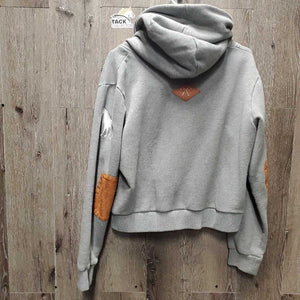Hvy Sweatshirt "Cuddle" Hoodie Jacket, Zipper, Hood *gc, pills, rubs