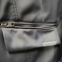 Technical Jacket, Zipper, Bling Buttons *fair, zipper: stuck & broken tab, puckers, peeled logo
