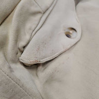 MENS Breeches *fair, repairs, stretched, puckers, older, faded, dingy, stains
