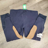 EuroSeat Breeches *gc, faded, mnr puckers, rubs, pills, linty
