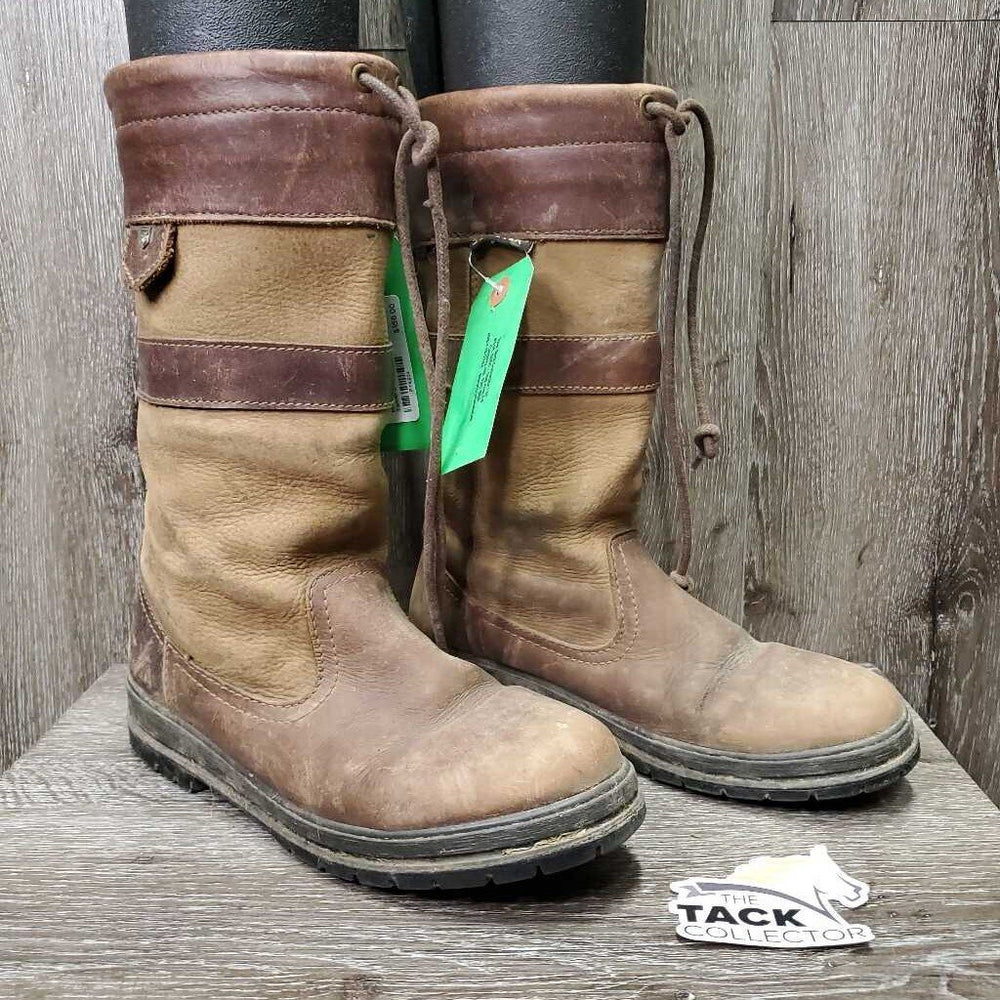 Short Country Boots *gc/fair, dirt, scuffed, holey inside heels, faded, scrapes, rubs