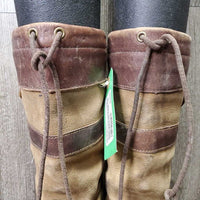 Short Country Boots *gc/fair, dirt, scuffed, holey inside heels, faded, scrapes, rubs