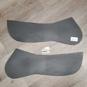 Cotton Quilt Shimmable Half Pad, 2x Shims: Full & Fronts *vgc/xc, clean, mnr dusty, hair & seam residue, faded?