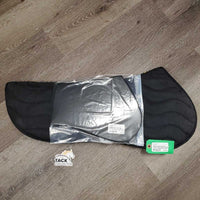 Cotton Quilt Shimmable Half Pad, 2x Shims: Full & Fronts *vgc/xc, clean, mnr dusty, hair & seam residue, faded?